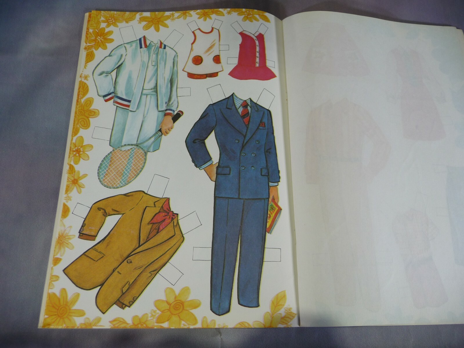 Paper Dolls 1971 Nanny and the Professor Artcraft #4283 Original Unused Uncut