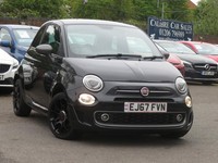 2017 Fiat 500 1.2 S 3dr Black Manual HATCHBACK Petrol Manual