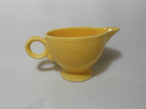 Vintage Yellow Fiestaware USA Ceramic Creamer  FREE SHIPPING