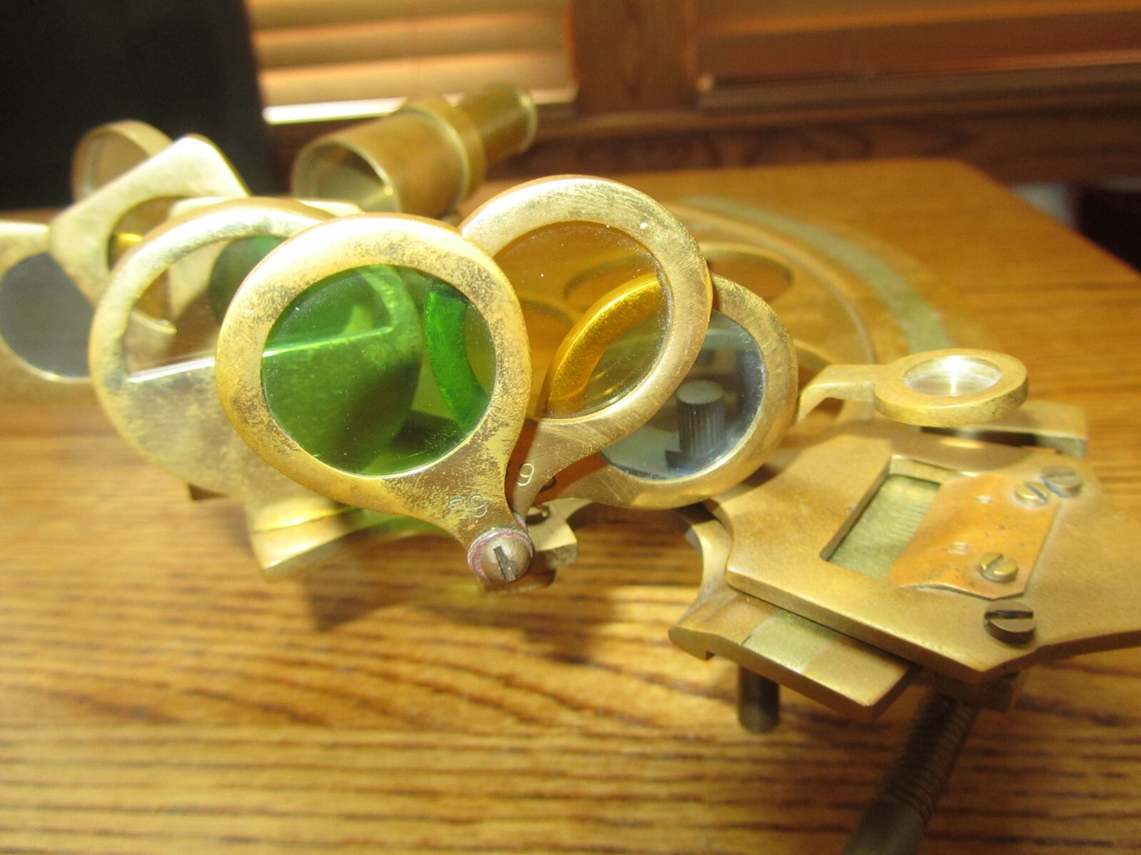 NAUTICAL SEXTON BRASS W/ BOX!