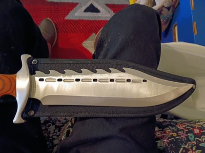【新品】 Blahrmy / Spankin' Soldier Amazon.com : Szco Supplies Plainsman Damascus Bowie Knife