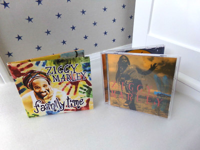 Ziggy Marley Dragon Fly Family Time CD CD 2 CD LOT Reggae! US MomSeller