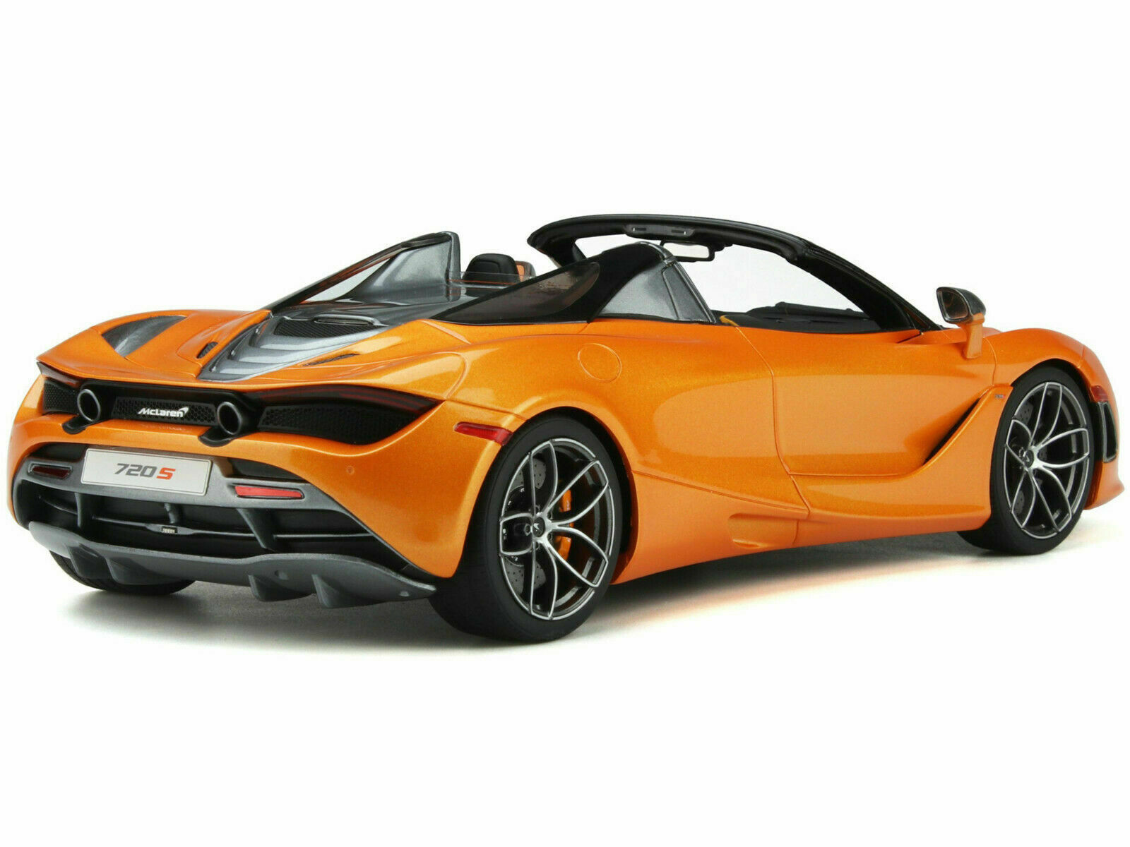 1/18 McLaren 720S Spider Convertible (Orange Met.) Model Car