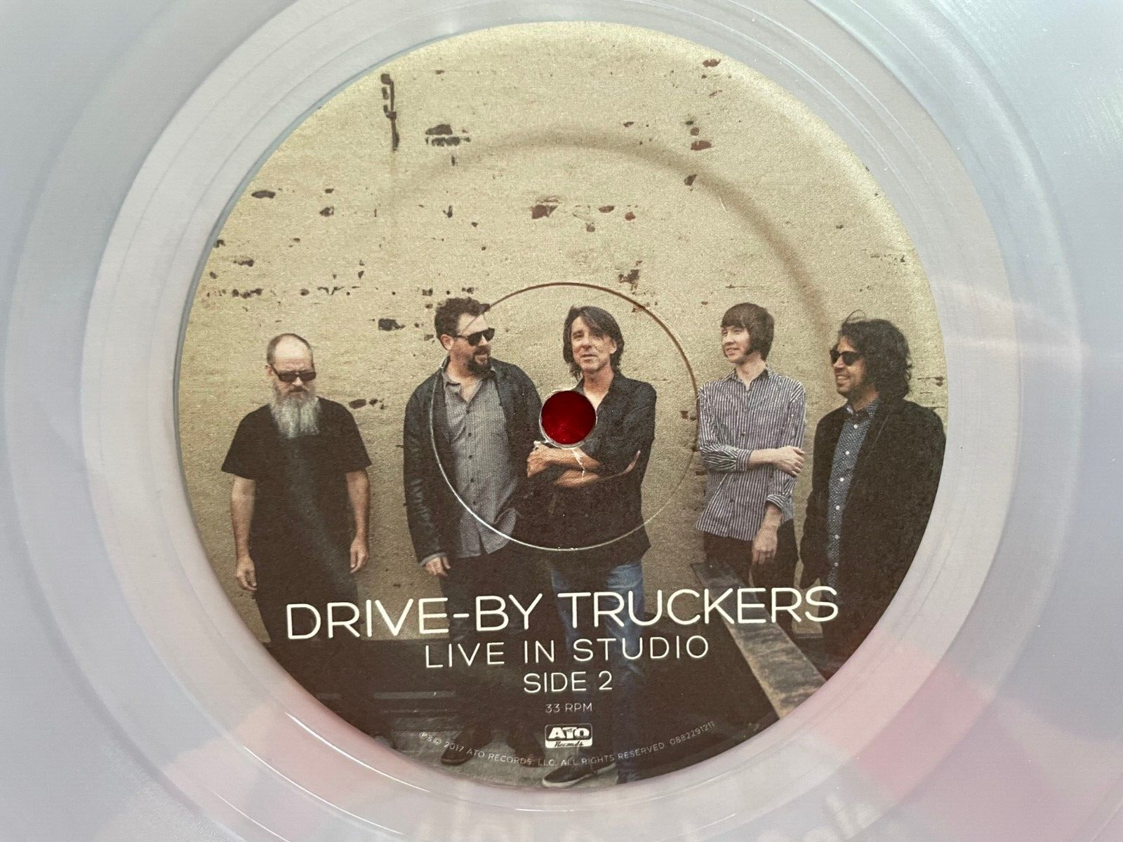 DRIVE-BY TRUCKERS   "LIVE IN STUDIO NY 7-12-16"   LP  2017  ATO  CLEAR VINYL  NM