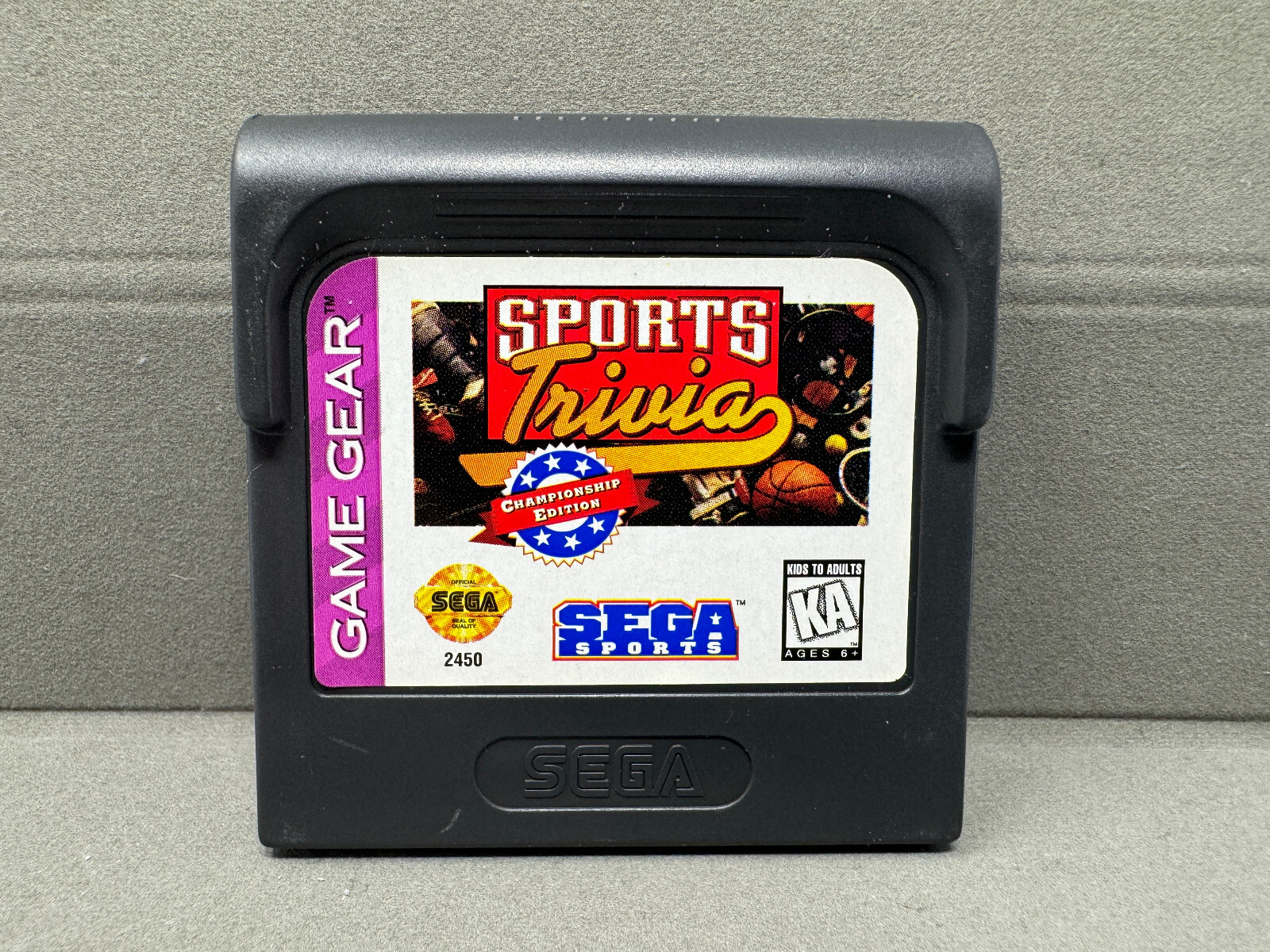 SEGA - GG★SPORTS Trivia CHAMPIONSHIP EDITION Sports Trivia Championship Edition ¤ Original Box Only Sega