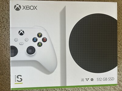 *NEW* MICROSOFT XBOX SERIES S 512 GB SSD DIGITAL VIDEO GAME SYSTEM CONSOLE WHITE