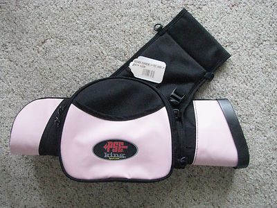 *NEW PSE KING SUPREME X-TEC HIP QUIVER, RIGHT HANDED, BLACK/PINK, #PSE41620