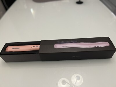 EZBASICS Ionic Hair Straightening Brush Pink Model KD388C NEW OPEN BOX!