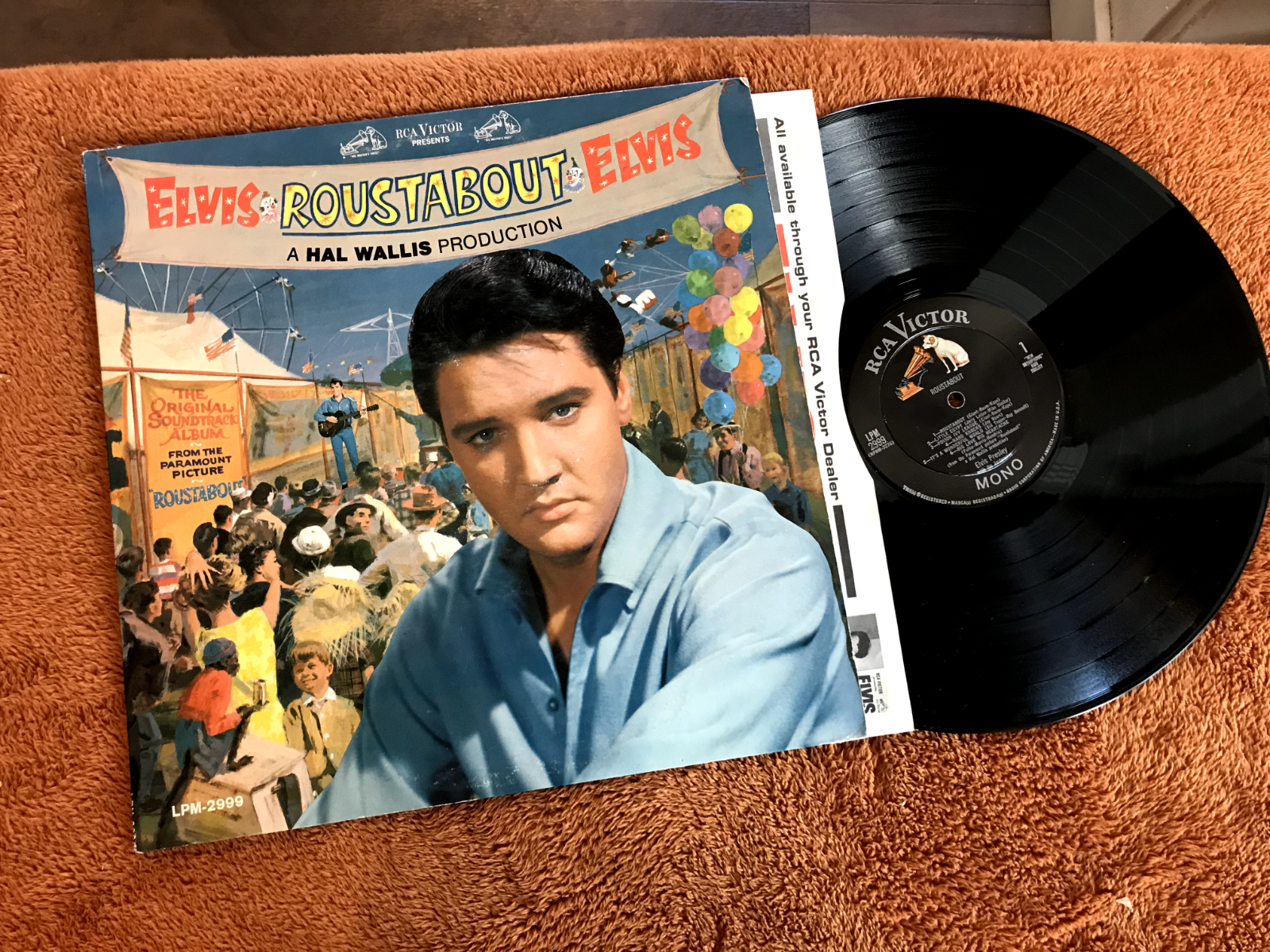 Elvis Presley Roustabout UK(英)盤 LP Mono Elvis Presley
