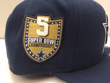 dallas cowboys 5 time super bowl champions hat