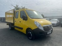 2016 Vauxhall Movano 2.3 CDTI BiTurbo ecoFLEX H1 Crew Cab CAGED Tipper 136ps CHA