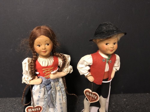 Vintage Baitz Brother/Sister Dolls, Lichtenstein