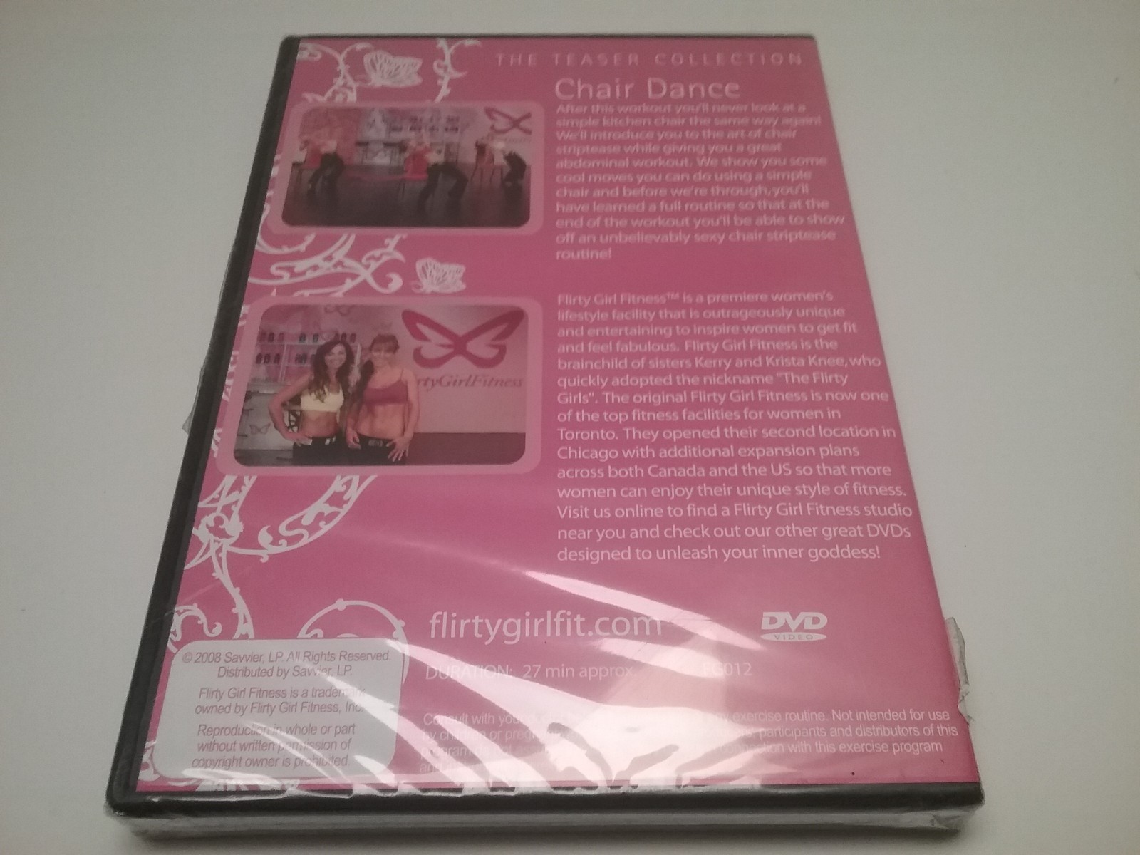 Flirty Girl Fitness Chair Dance / Chair Fit DVD Brand New LOC B