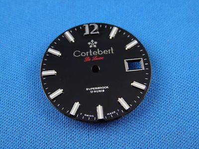  Cortebert Dial Watch Part -Luminova Dots- 30mm -Swiss Made- #218      