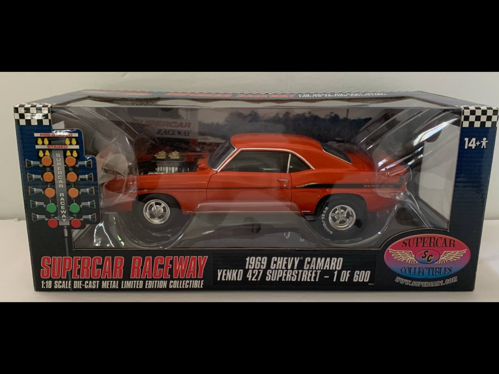 1:18 1969 Chevrolet Yenko Camaro (Hugger Orange w/Black