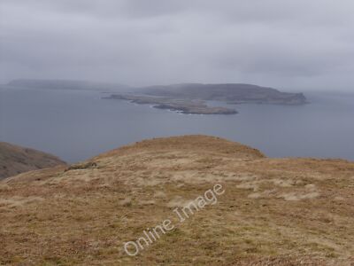 Photo 12x8 Canna from the summit of Fionchra The summit of Fionchra is dom c2009
