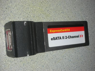 eSATA II ExpressCard/34 2-Channel 3.0 Gbps