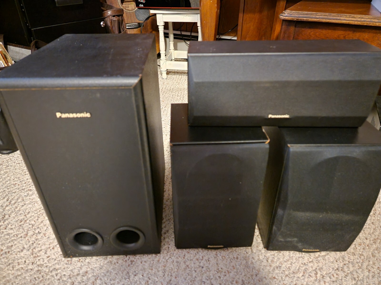 panasonic ACTIVE SUBWOOFER スピーカー4本セット panasonic ACTIVE SUBWOOFER スピーカー4本セット panasonic