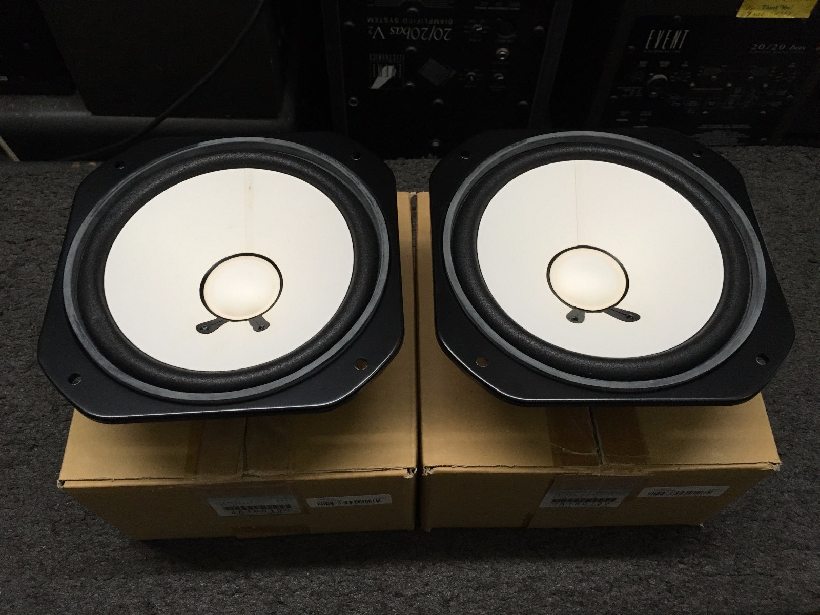 pair old stock Yamaha NS10M Woofer Brand New NS10 NS 10M speaker