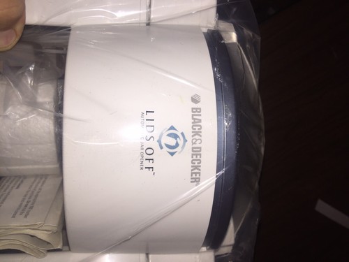 Black & Decker Lids Off Automatic Electric Jar Lid Opener JW200