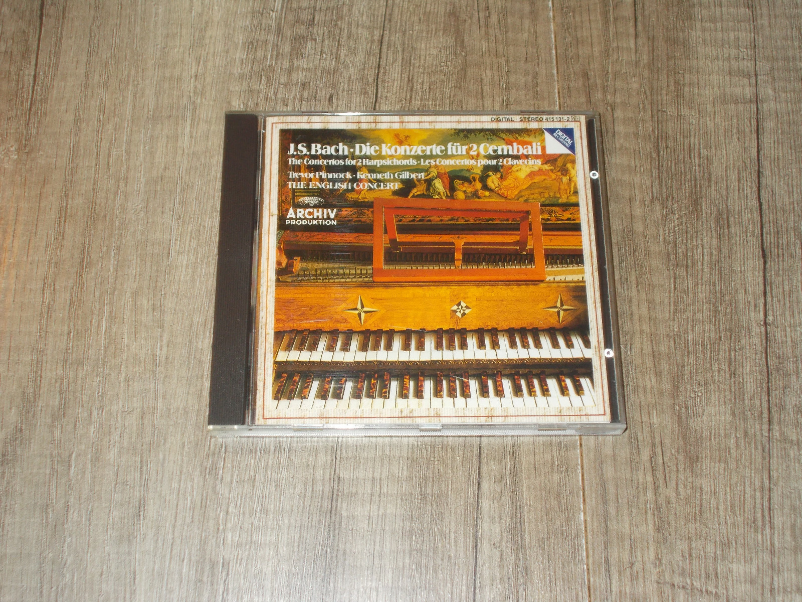 Die Konzerte für 2 Cembali - Johann Sebastian Bach - Pinnock / Gilbert - CD