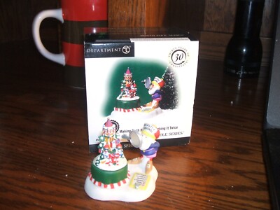 Dept 56 north pole series ''making each house Checking it twice'' MIB