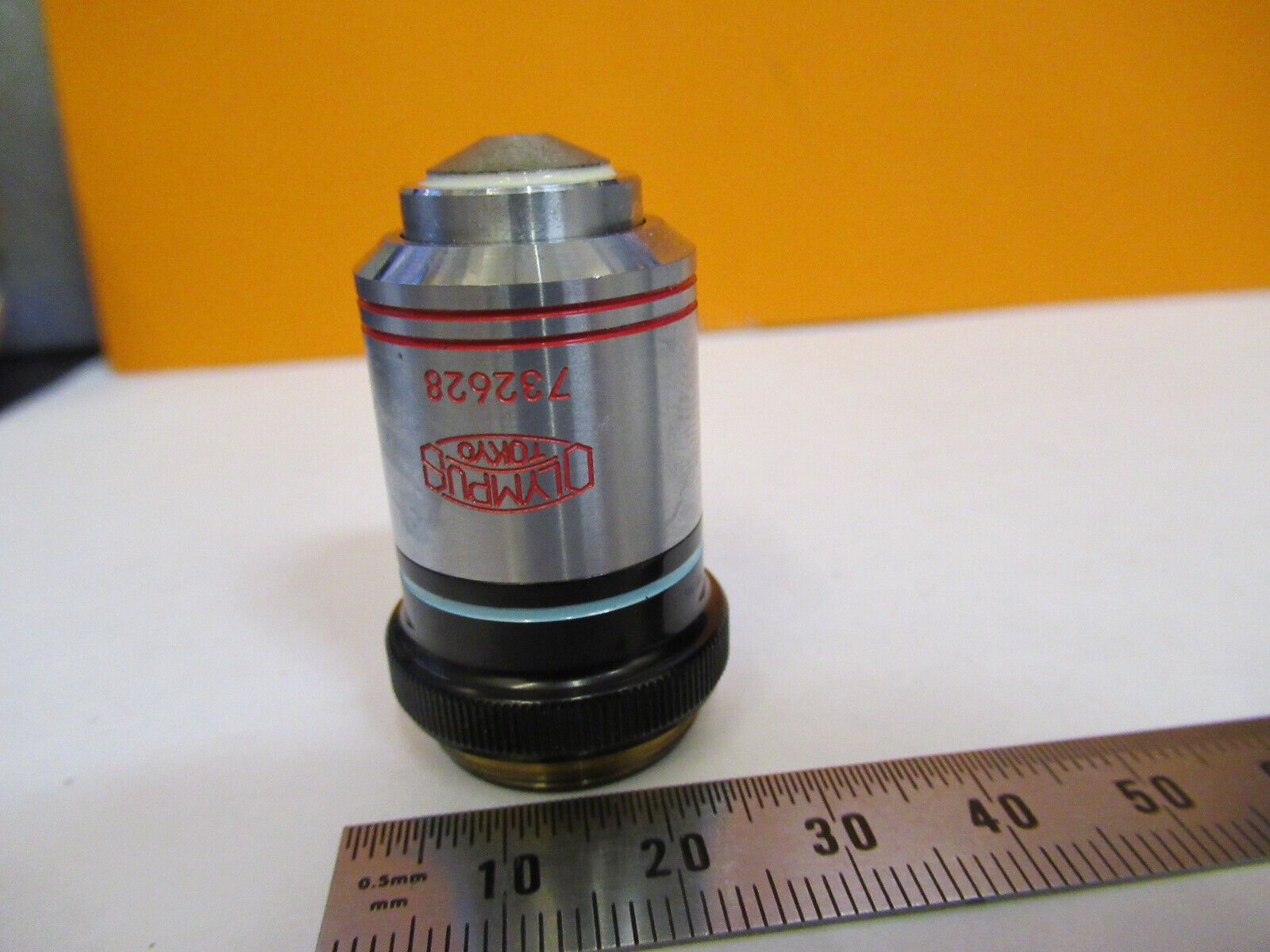 OLYMPUS JAPAN OBJECTIVE PL 100X PHASE LENS MICROSCOPE PART OLYMPUS JAPAN OBJECTIVE PL 100X PHASE LENS MICROSCOPE PART