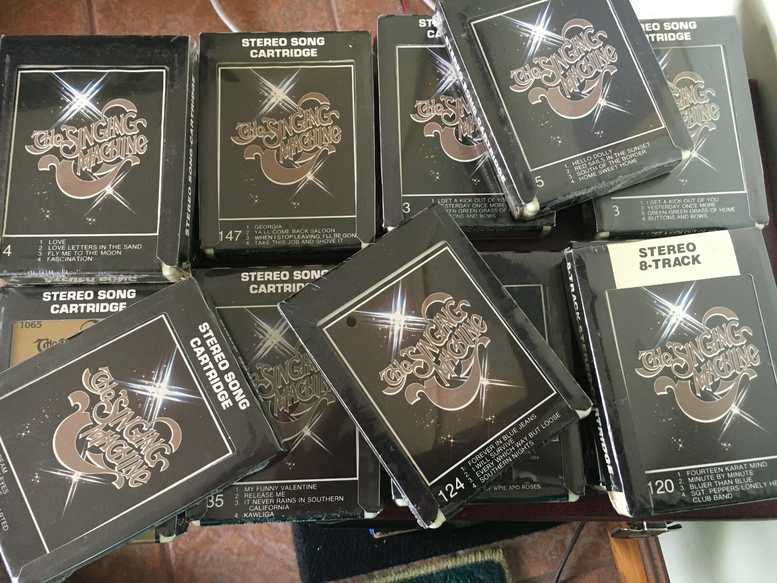 Vtg 8 Track Tapes The Singing Machine Collection Set Of 13 Hal Roach Productions