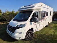 Rapido 665F, 2019, end washroom, fixed single beds