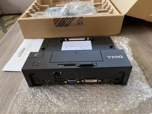 Dell Pro3x USB 2.0 E-Port Replicator with 130-Watt Power Adapter Cord (Black)