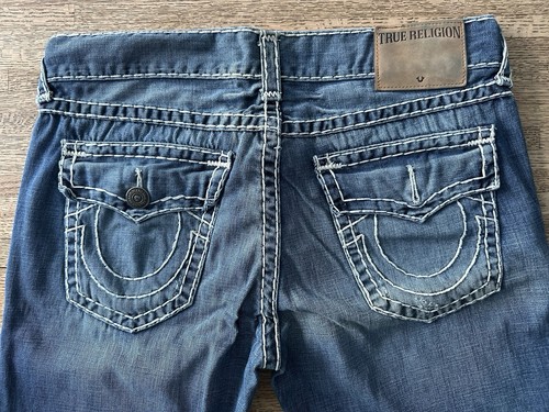サイズ入手困難true religion ricky denim 34inch True Religion Men's Ricky Super T Relaxed Straight Jeans