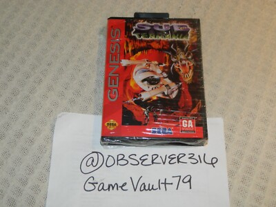 Sub Terrania (Sega Genesis, 1994) NEW FACTORY SEALED *READ*