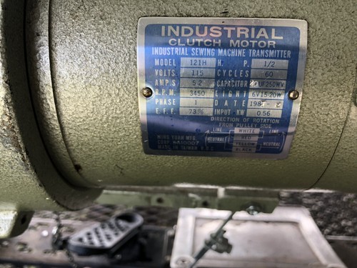 Brother EF4-B511 Industrial Sewing Machine W/industrial Motor,foot And Table