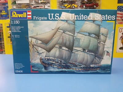 REVELL FRIGATE U.S.S. UNITED STATES 1:150 05406 SKILL 4