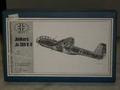 R.V. Resin 1/72 Scale Junkers Ju 388 K-0