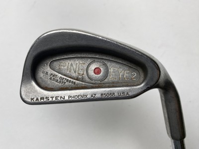 Ping Eye 2 Single 3 Iron Red Dot 1* Flat Karsten ZZ-Lite Regular Steel Mens RH