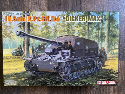 DRAGON #6357 10.5cm K.Pz.Sfl.IVa ''Dicker Max'' 1:35 Scale Plastic Model Kit