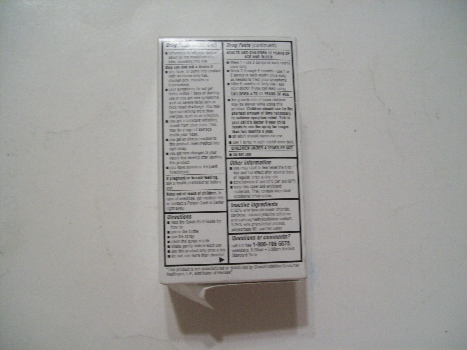 Fluticasone Propionate Nasal Spray USP 50 mpg 2x120 Sprays Expires 01/2020