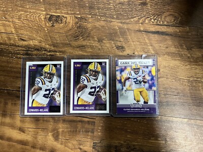Clyde Edwards-Helaire 2020 Panini Score #376 Rookie 3 Card Lot