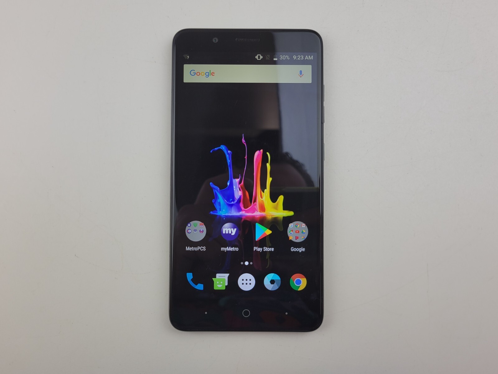 スマホ ZTE Blade Z Max Z982 - 32GB - Black (MetroPCS) Smartphone