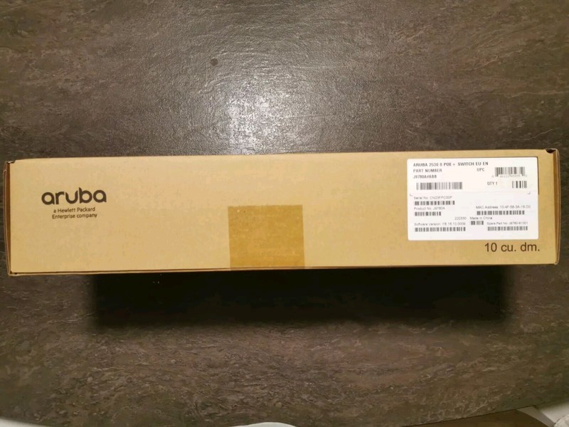 Switch Aruba 2530-8 Poe+ J9780a 8-Port Poe  2 X Gigabit Sfp