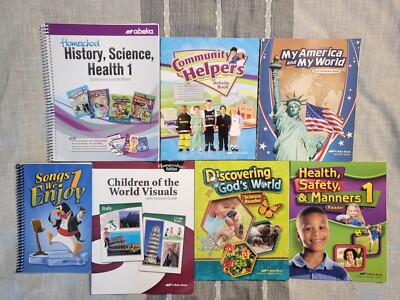 ABeka 1st Grade History America Health Safety  Science Community Student Readers