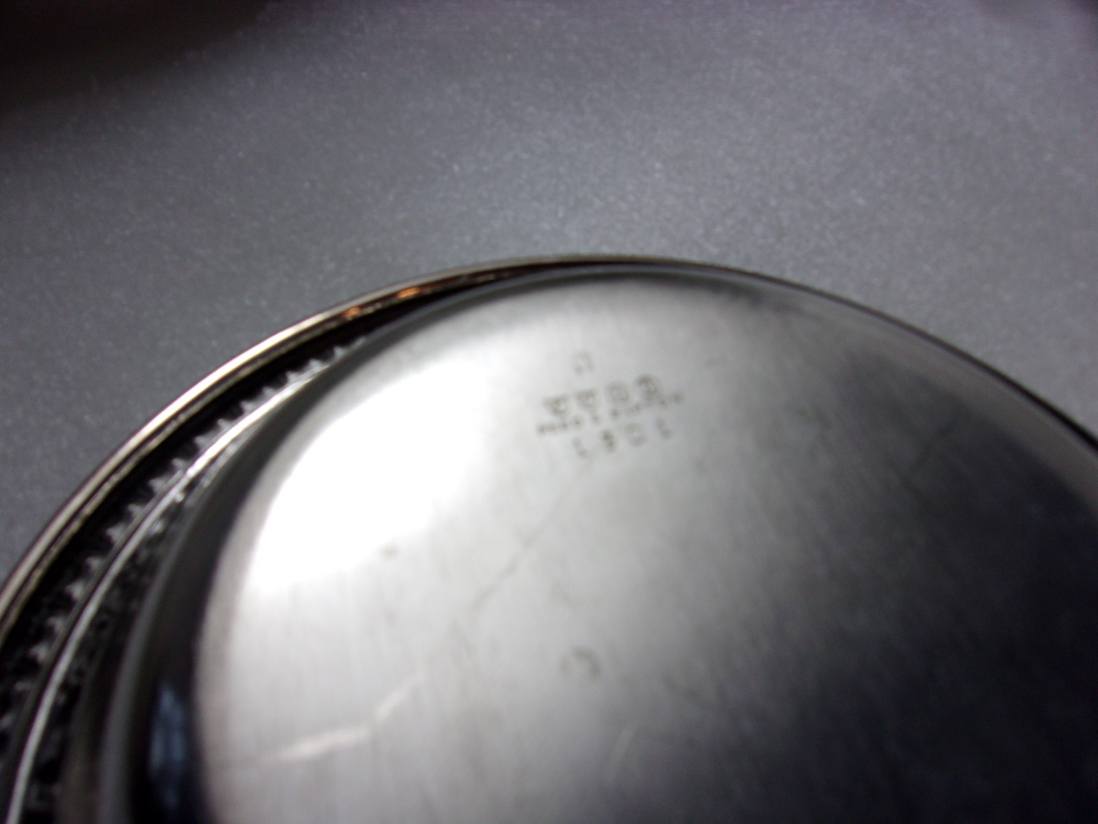 Vintage Silver Reed & Barton 1301 Bon Bon Candy Dish Bowl - Floral Embossed