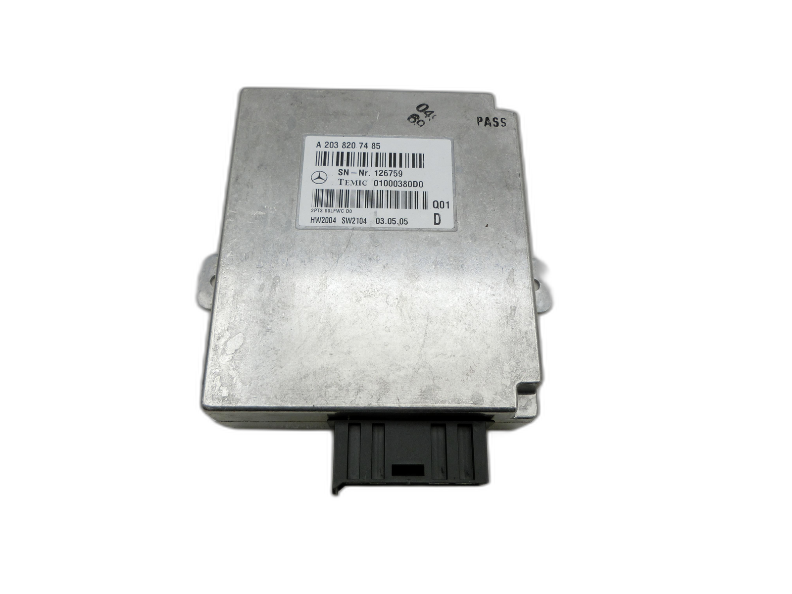 Mercedes C219 CLS 350 04-08 Steuergerät ECU Modul Linguatronic Sprachsteuerung  - Bild 1