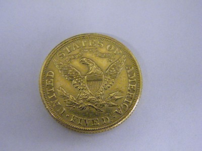 1881 $5 Gold Liberty Coin BEAUTIFUL