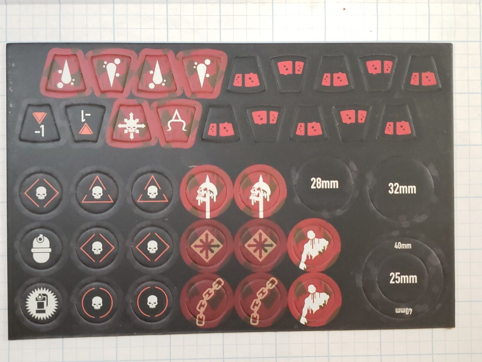 Goremongers Kill Team, Card, Token