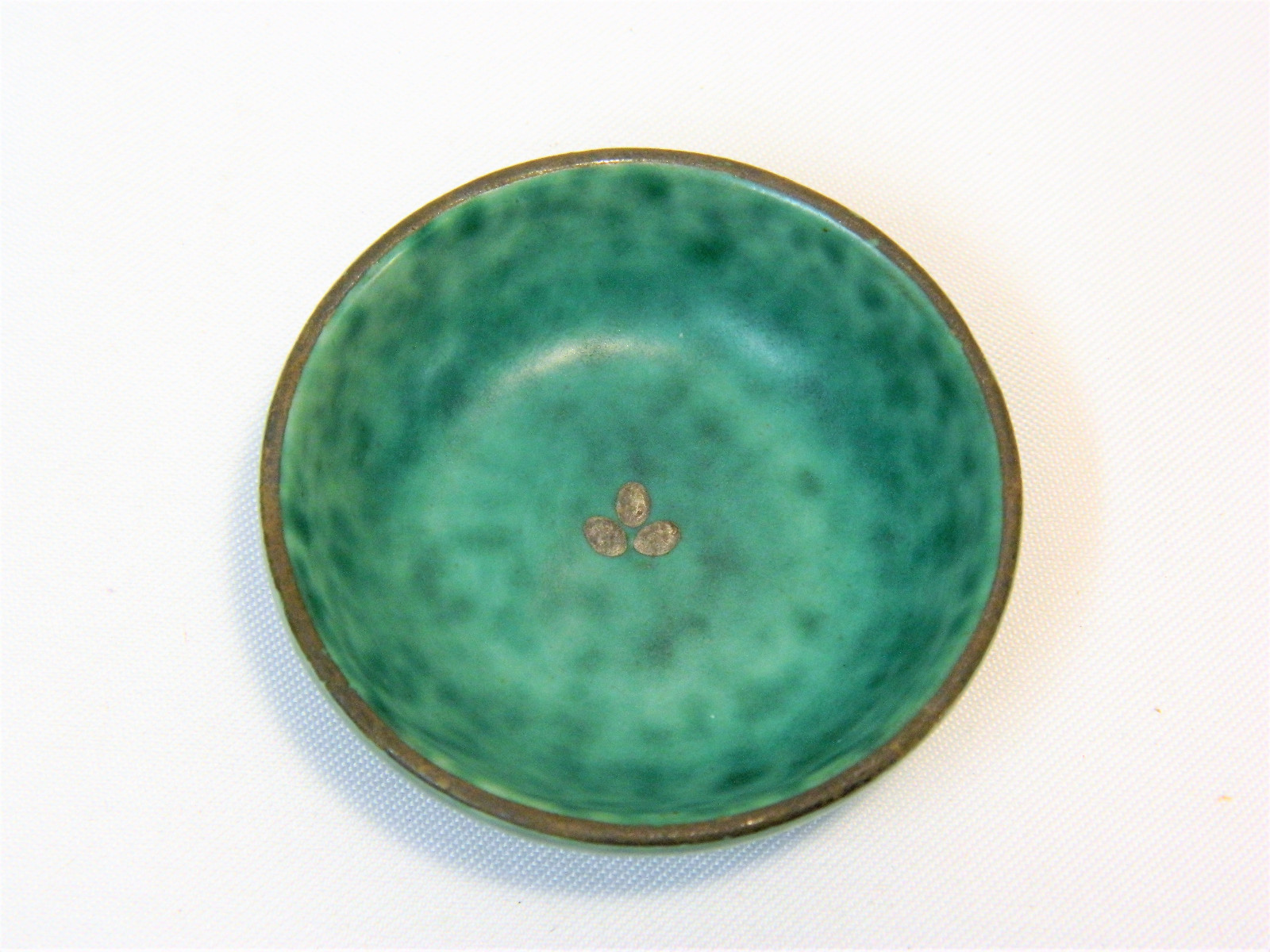 VINTAGE GUSTAFSBERG ARGENTA WILHELM KAGE CERAMIC ART POTTERY DISH SWEDEN MADE!