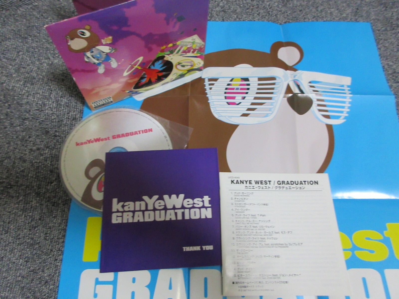 KANYE WEST / graduation /JAPAN LTD CD bonus track POSTER | eBay