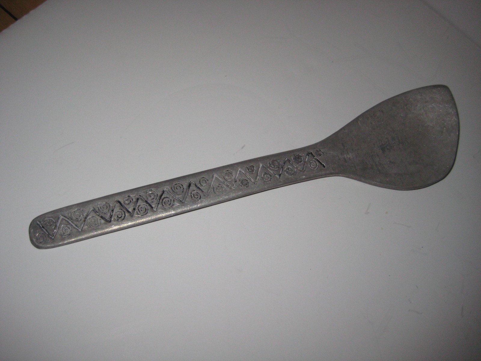 Wilton Armetale Reggae Pattern Serving Spoon & Fork 13