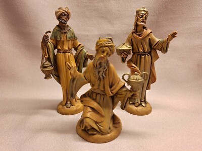 1983 Fontanini Nativity Wise Men/King (Balthazar Melchior Gaspar) -5'' Collection